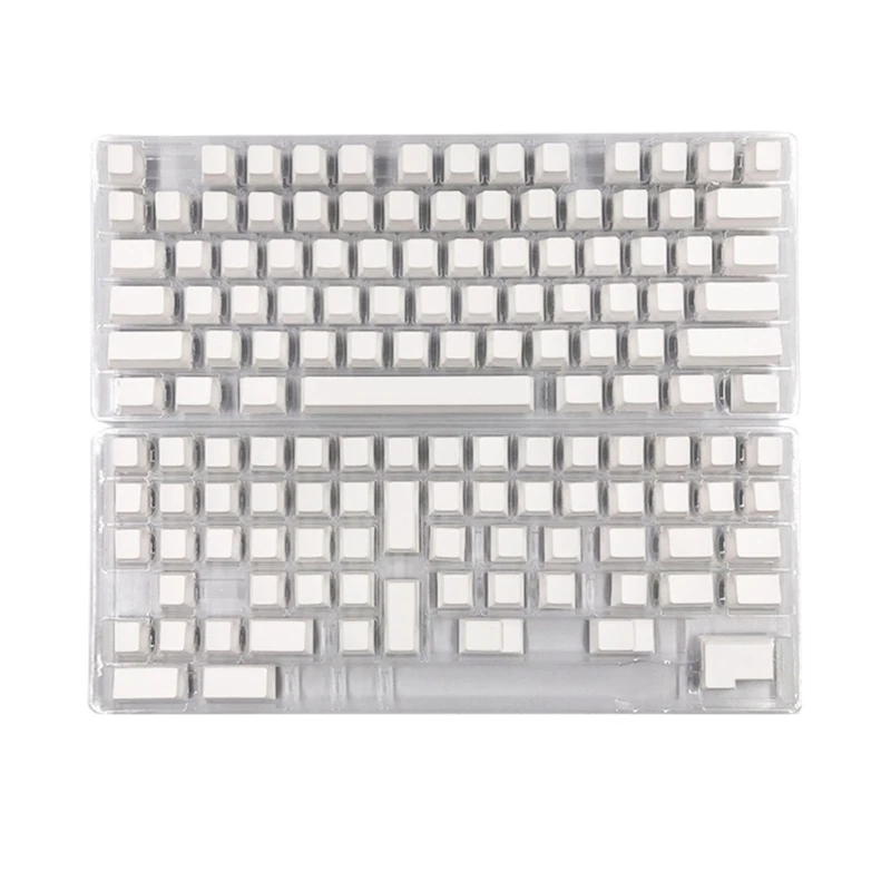 

CherryProfile Blank Keycaps Thick PBT DyeSub for 137Keys Mechanical Keyboard White Blank Keycap Set