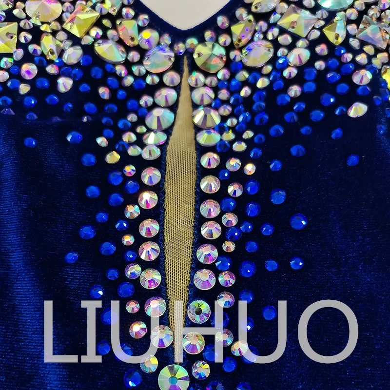 LIUHUO Купальник для художественной гимнастики соревнований по черлидингу детей