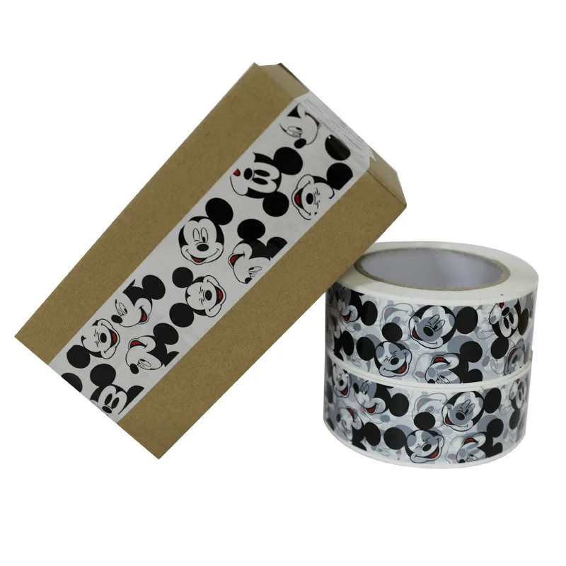 

2 rolls of Disney Mickey sealing tape cute cartoon tape decorative stickers ins express large roll tape office school supplies