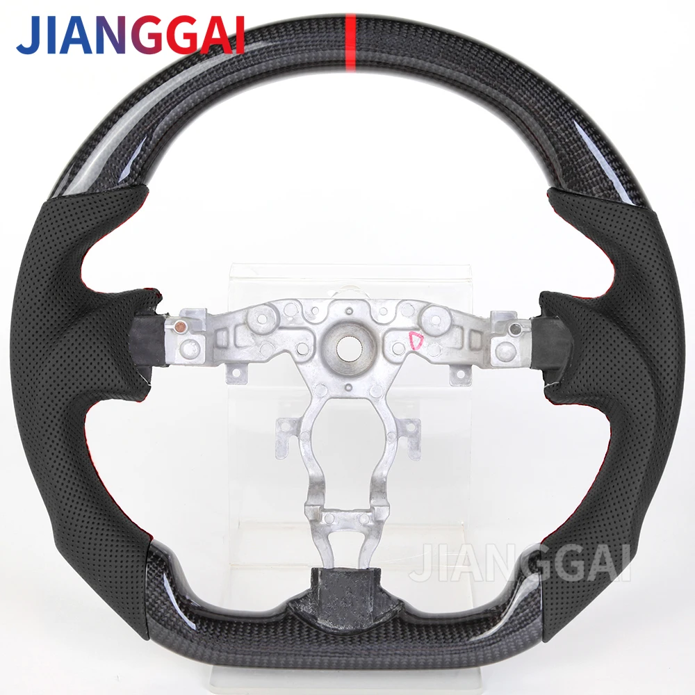 

Для Nissan 370z руль из углеродного волокна индивидуальный алькантара для Nissan 370z Z34 2009-2021 гоночный руль