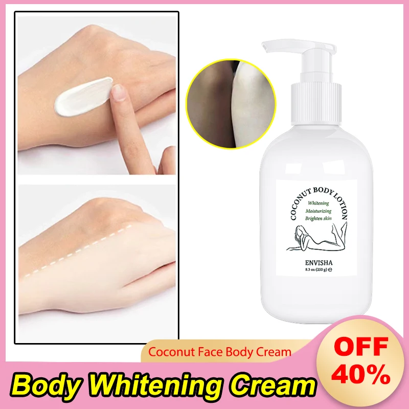 

Skin Care Coconut Face Body Cream skin whitening Moisturizing Body Lotion skin lightening cream moisturizer Acid Retinol Remove