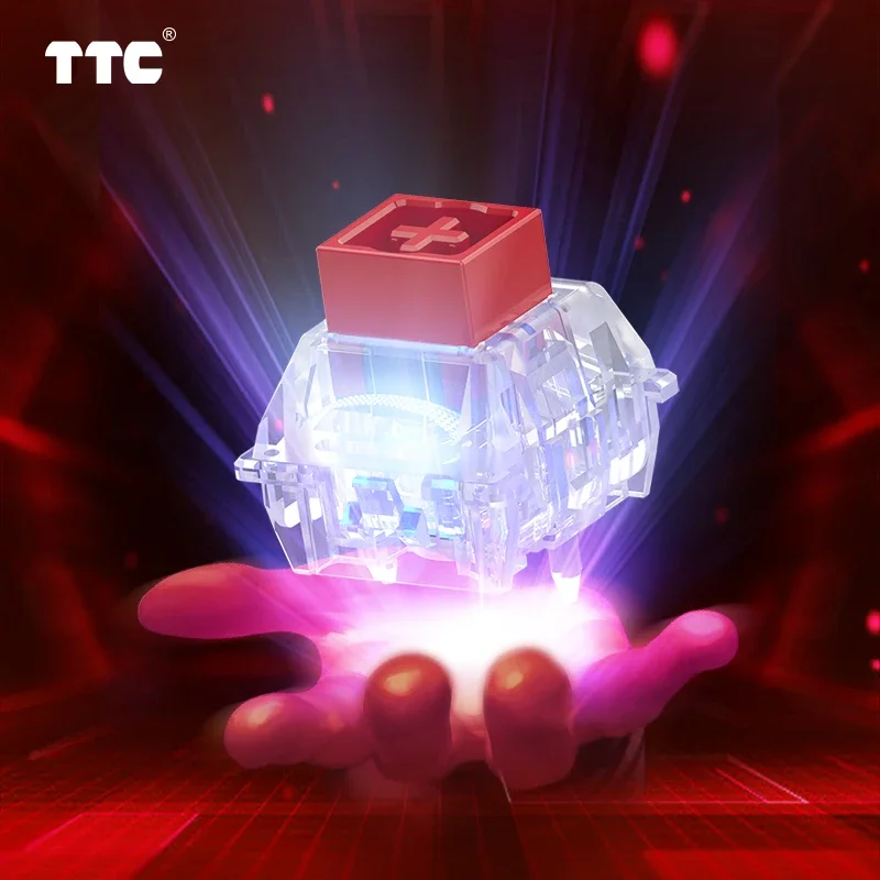 Фото Магнитный переключатель TTC, версия RGB, высокая светопроницаемость, киберспортный игровой ПК, магнитный переключатель №2
