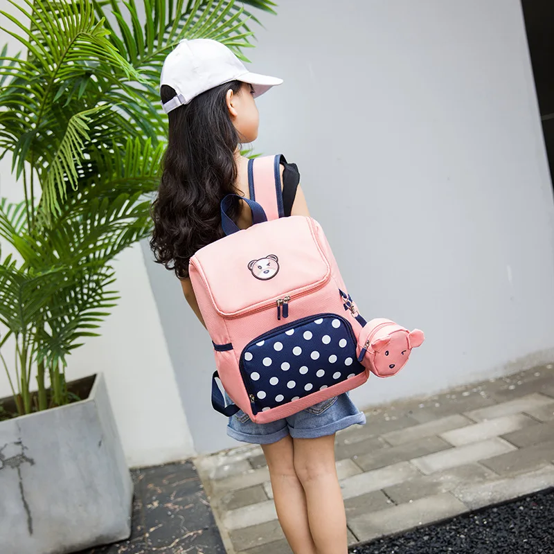 New Children's Space Bag Cartoon Color Contrast Large Capacity Load Reduction Backpack Kindergarten Schoolbag for Boys and Girls