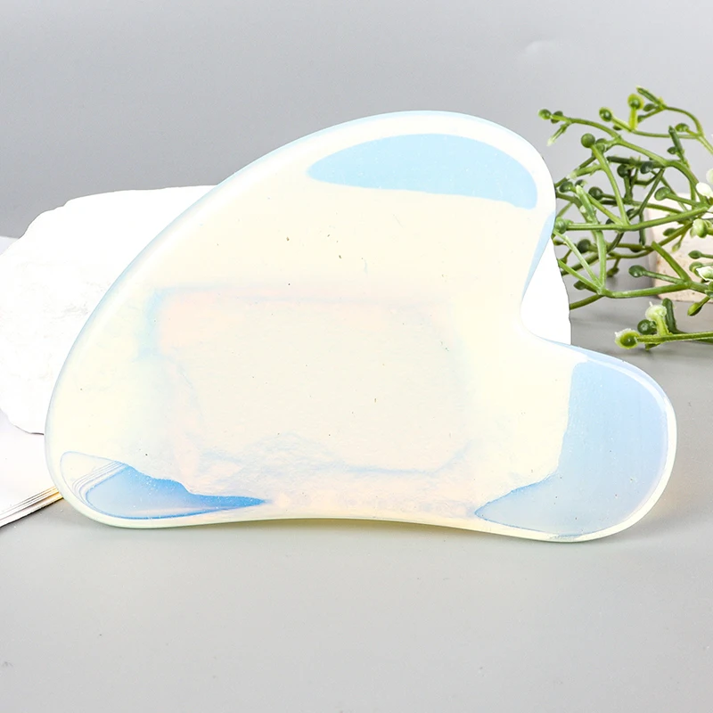 Opalite Gua Sha Инструмент для ухода за кожей лица Кристаллический массаж Лифтинг