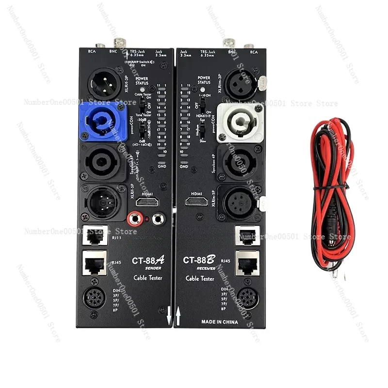 Раздельный Многофункциональный тестер строки стандартный XLR сигнальной линии