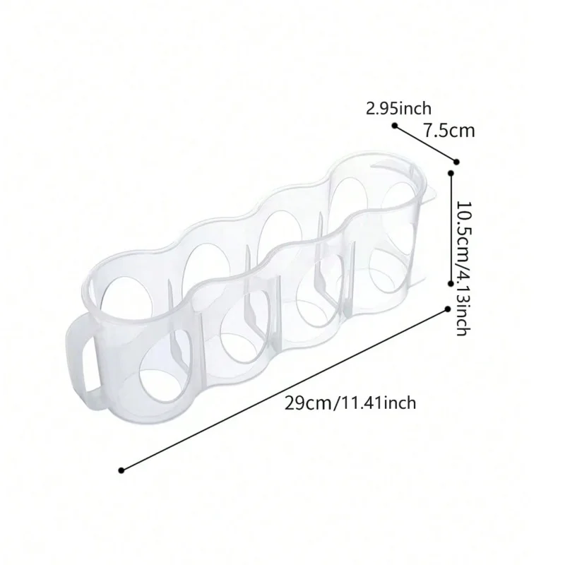 Портативный пластиковый органайзер для газированных напитков прозрачный