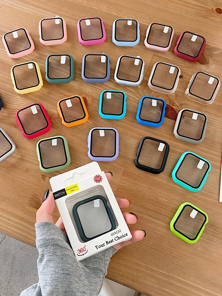 Защитное стекло для Apple Watch Series 8 7 6 SE 5 4 3 44 мм 40/45 iwatch 41/42 38
