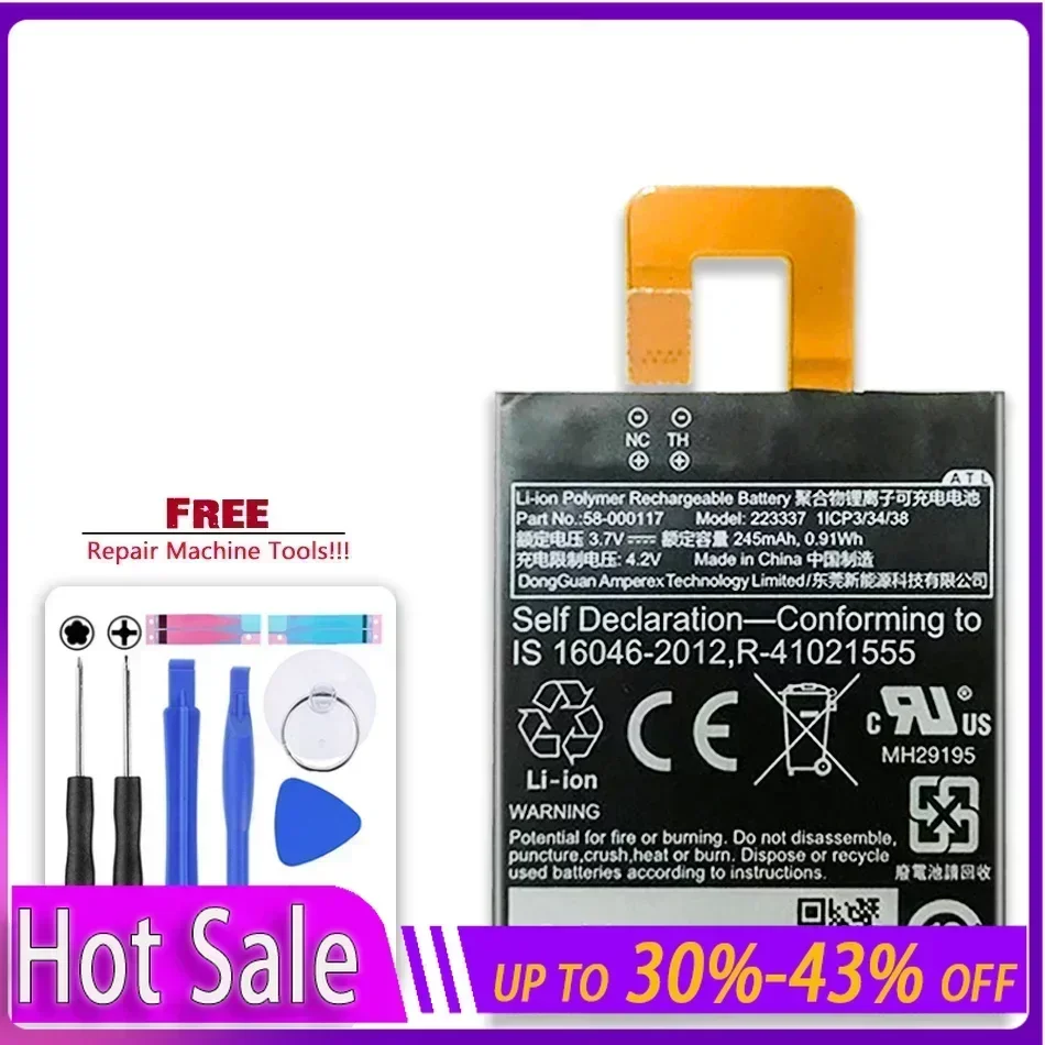 Аккумулятор 58- 000117 58000117 Мобильный телефон 245 мАч для Amazon Kindle KO1 Oasis 1 2 Oasis1 Oasis2 Tablet