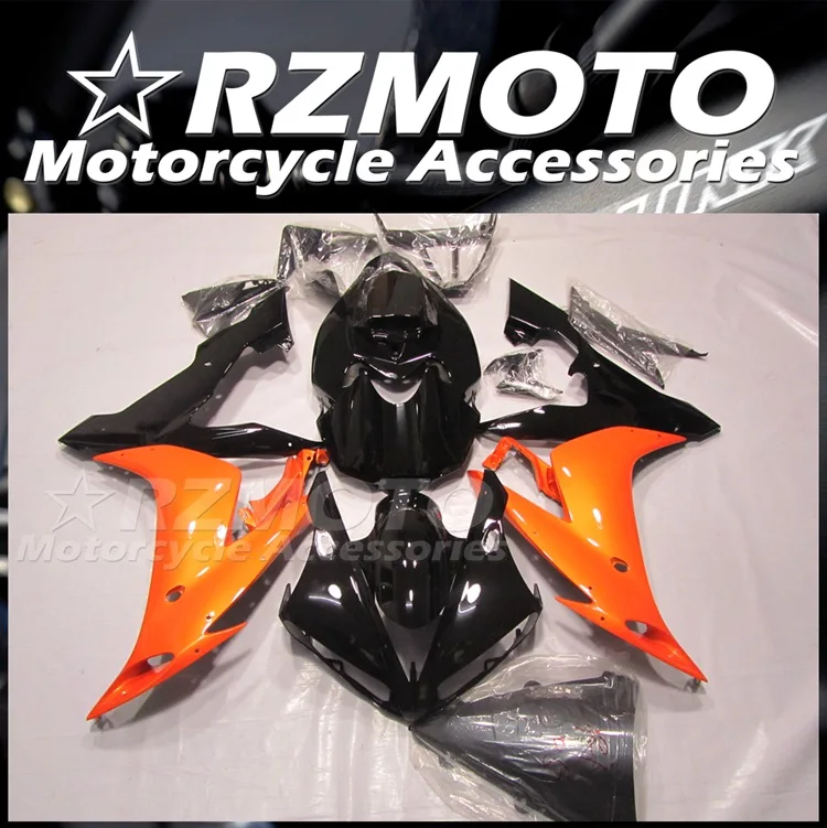 

Литьевая пресс-форма, новый комплект обтекателей из АБС-пластика для мотоцикла YAMAHA YZF 1000 - R1 2004 2005 2006 04 05 06, комплект кузова черного и оранжево...