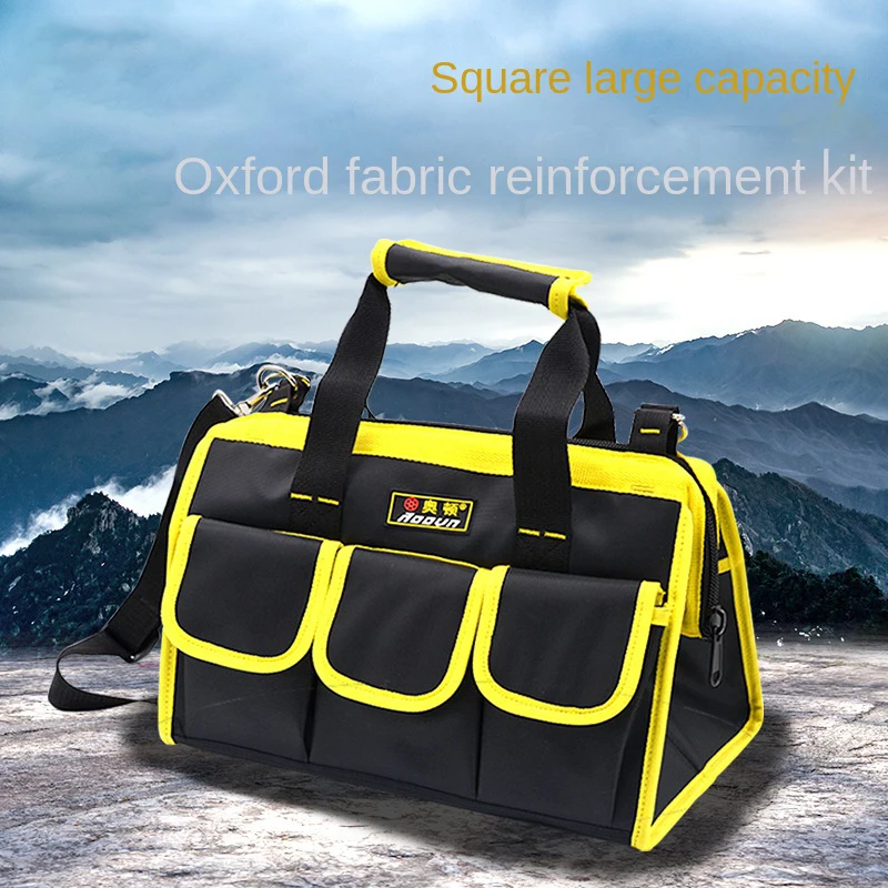 1680D Oxford Cloth Tool Bag Multimeter Organizer Waterproof Heavy Duty Storage Professional Motorcycle Tool Bag For Electrician