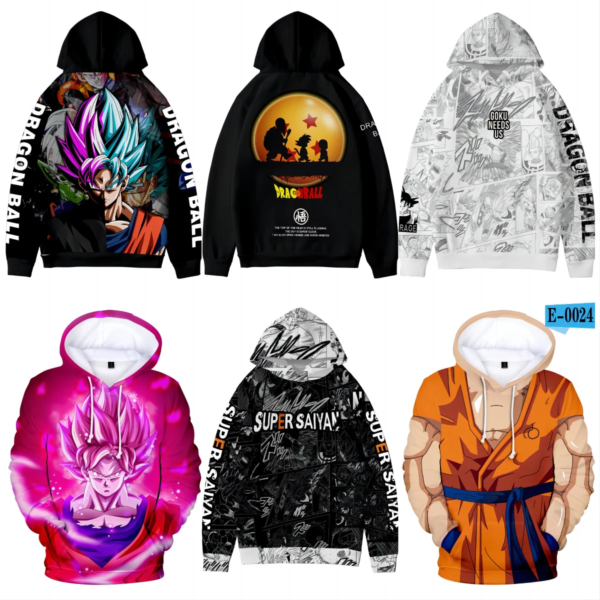 

Kids Hoodie 3d Print Super Saiyan Goku Cartoon Anime Dragon Ball Children's Boys Girls Hooded Sweatshirt Pullover Casual Coat