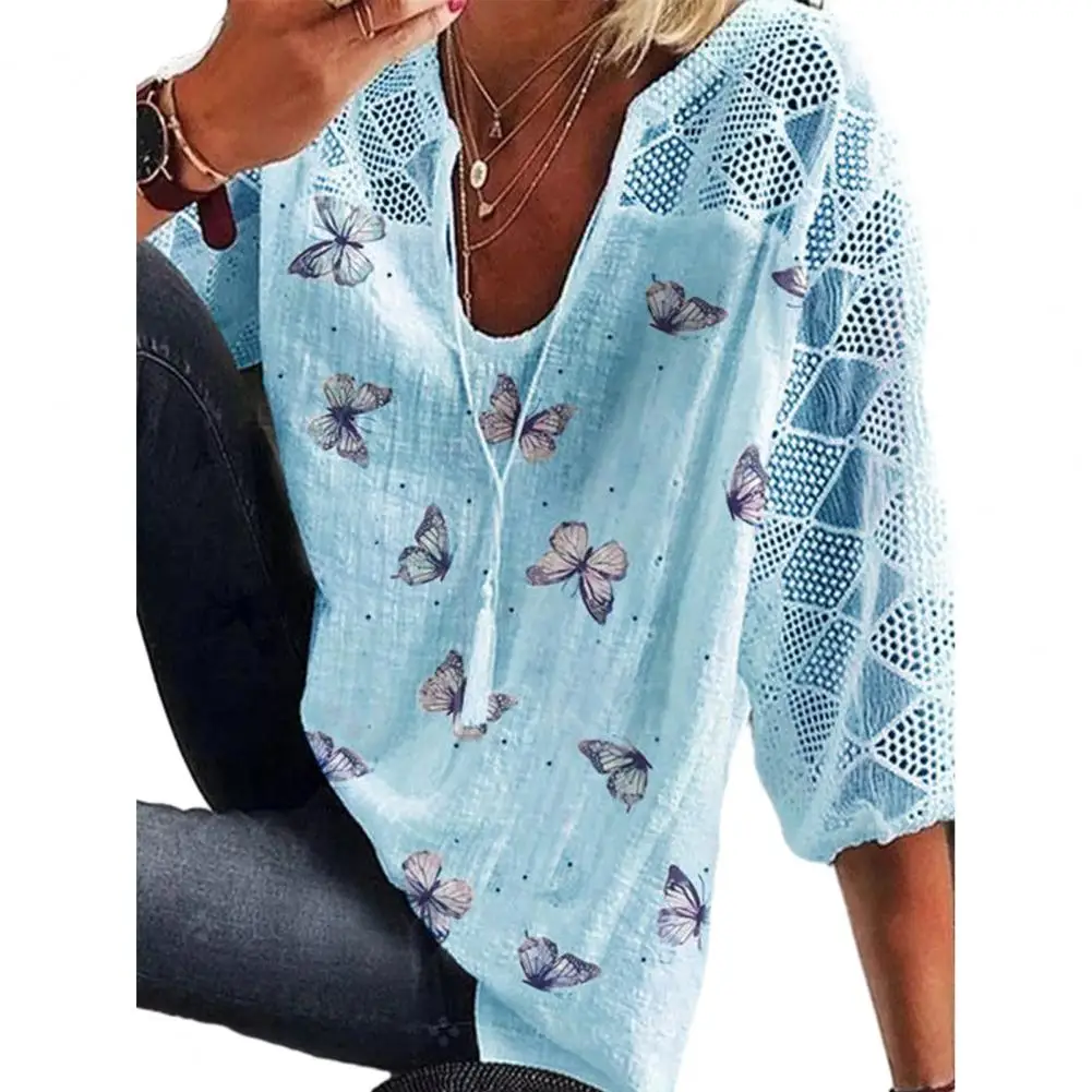 

Женская летняя футболка, шикарная тонкая свободная мягкая летняя блузка в стиле ретро, женская одежда, женская футболка, женская футболка