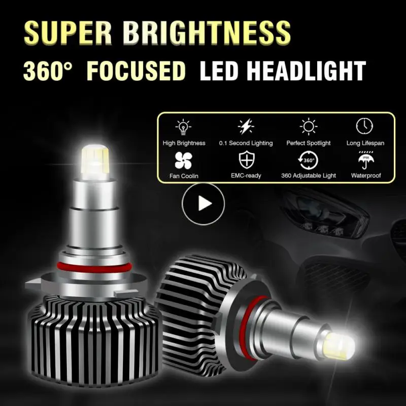 

9012 Lime Light Led Bulb Multifunctional Mini Car Led Headlights Lime Light Led Bulb Waterproof Car Accessories Headlights