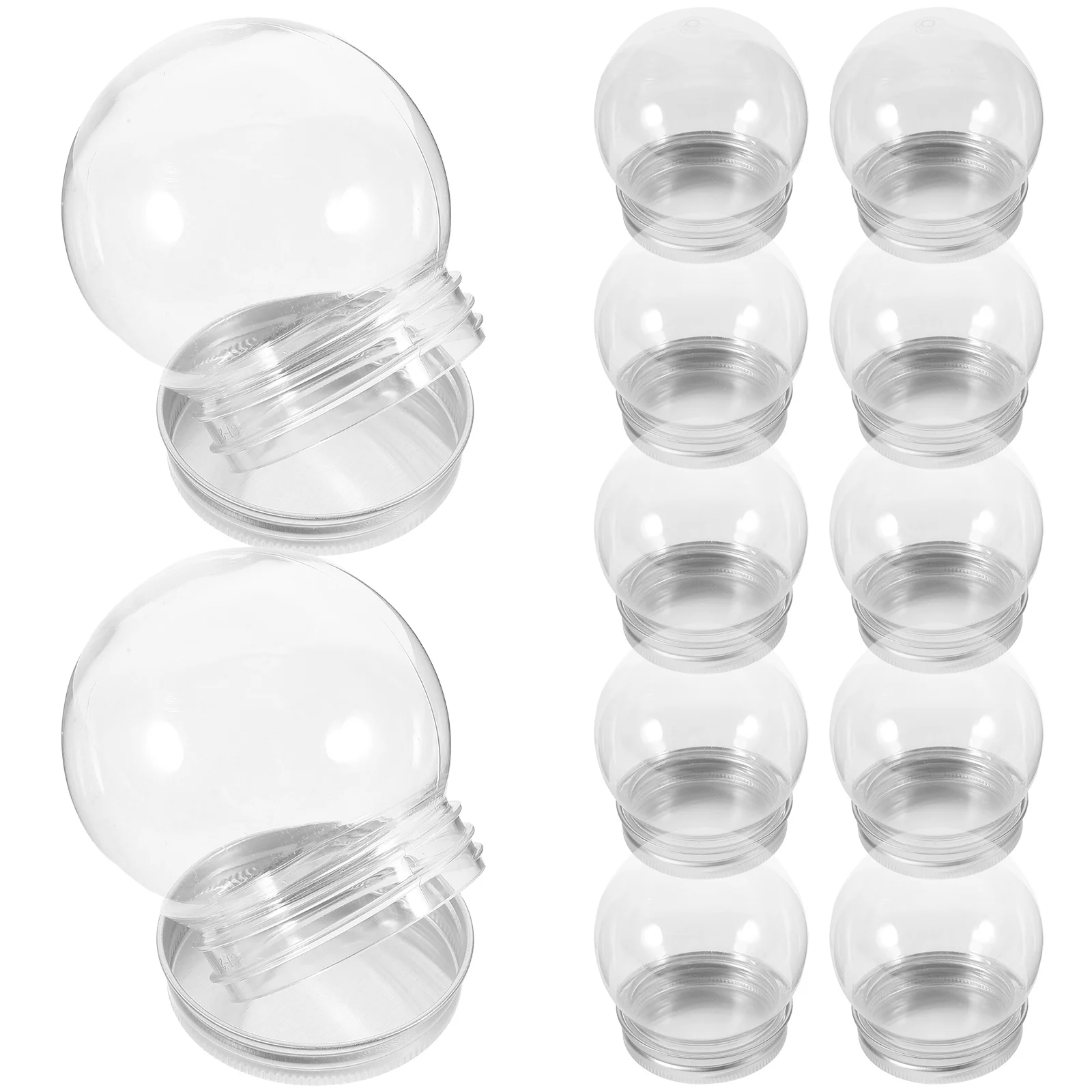 

12 Pcs Mini Bride Candy Containers Aluminum Cap Elegant Party Favors For Adults