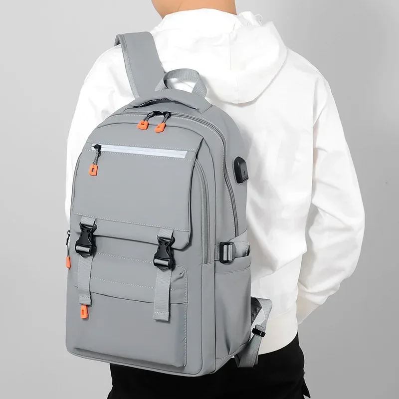 

Men and Women's New Minimalist and Fashionable Backpack, Casual and Large Capacity Student Korean Computer Backpack