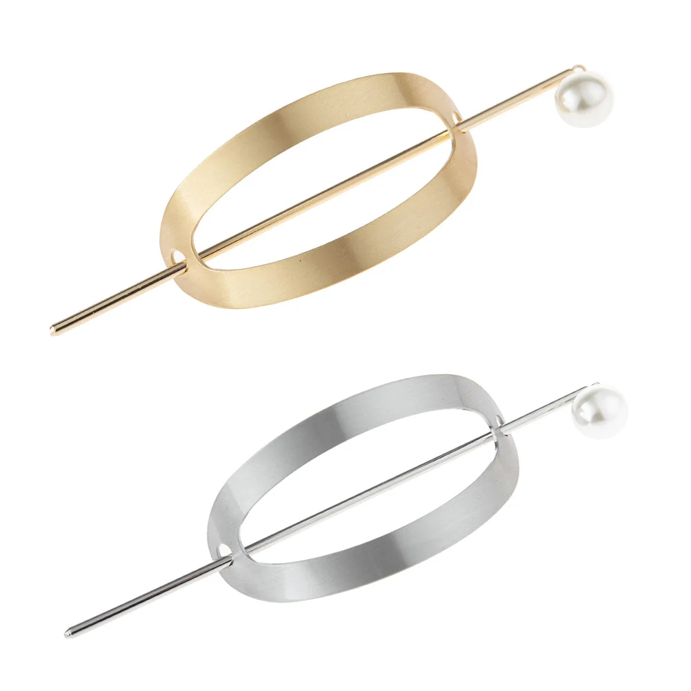

2Pcs Alloy Hairpins Pearl Hair Forks Fashion Hair Chopsticks Headdress