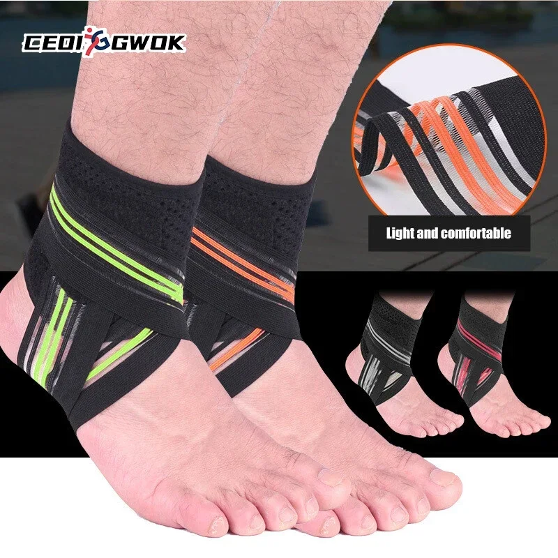 CEOI GWOK Ортез на лодыжку Дышащая поддержка лодыжки для травм Эластичная
