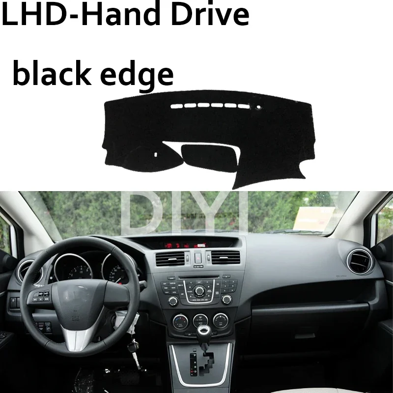 

Защитная накладка на приборную панель автомобиля для Mazda 5 Premacy 2011 ~ 2016 MK3, внутренняя защита от солнца, противоскользящие автомобильные аксессуары 2012 2013 2014 2015