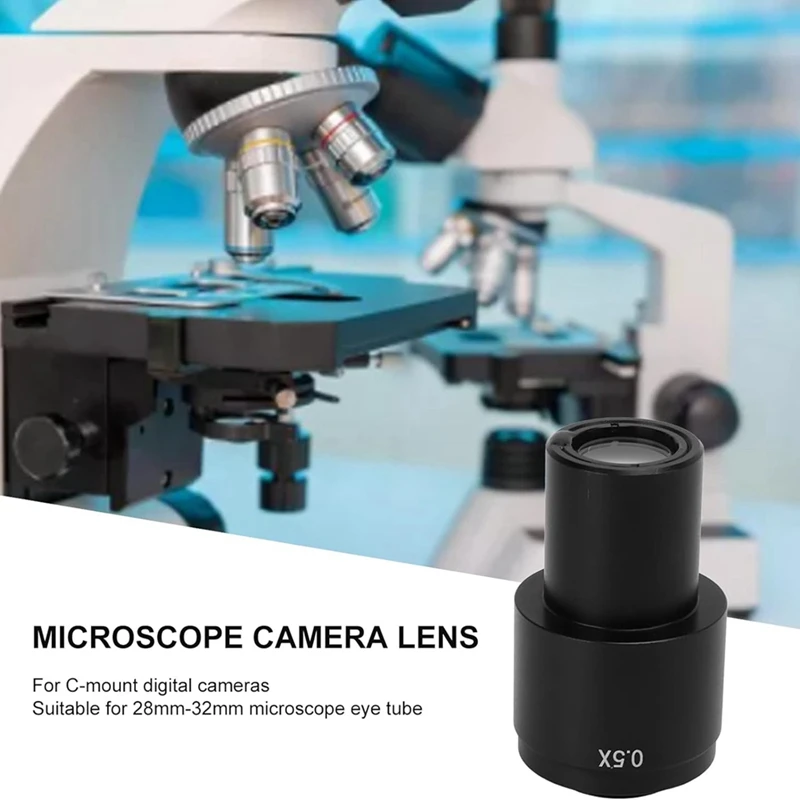 Окуляр микроскопа 0 5X C крепление адаптер для камеры объектив 28 мм промышленного