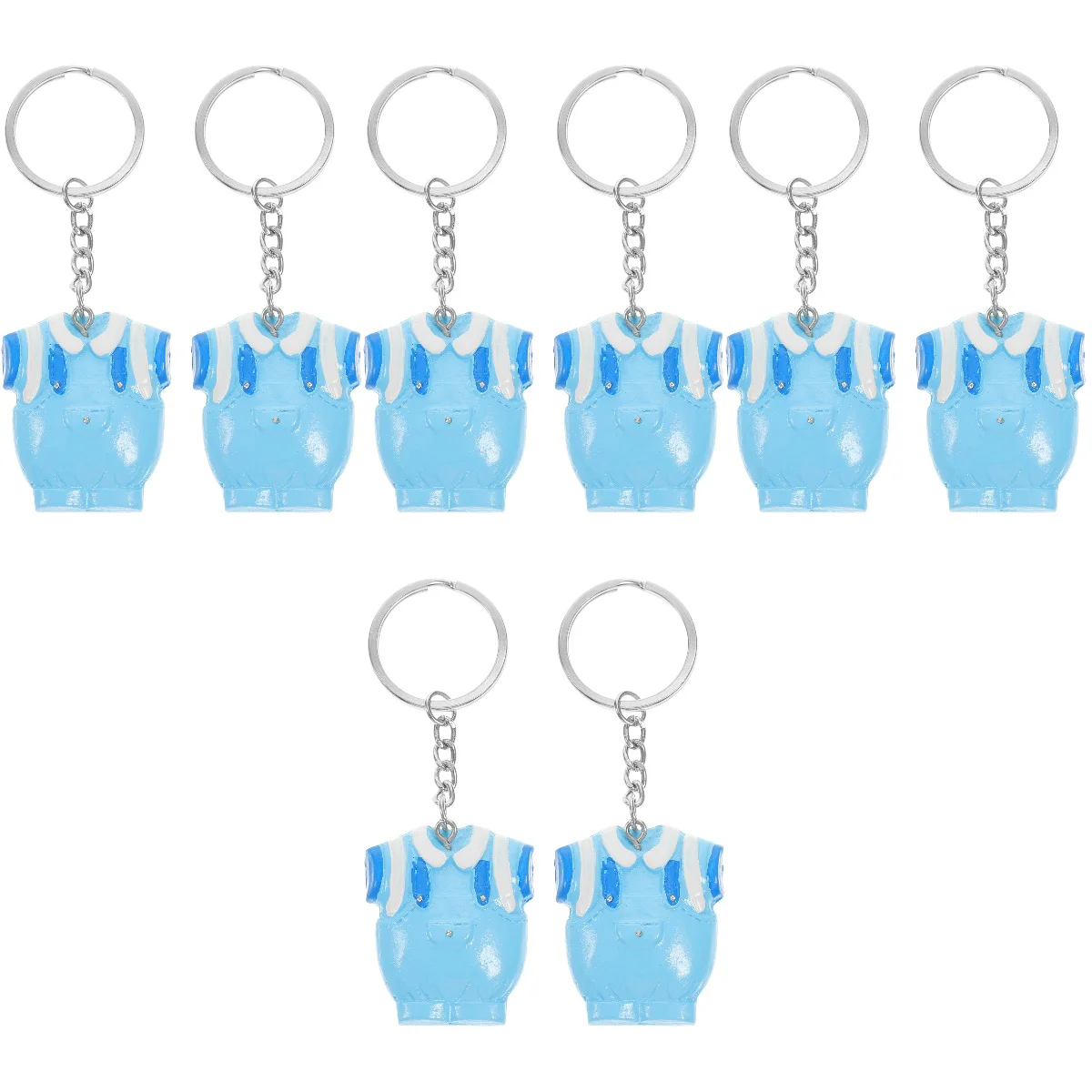 

8 Guests Gifts Dress Keychain Wedding for