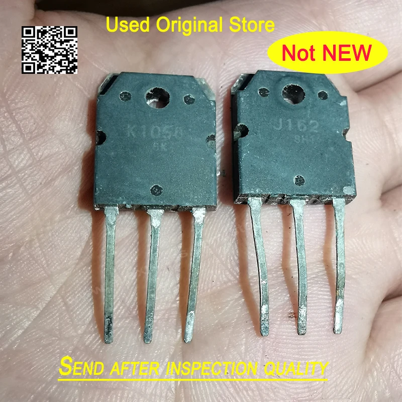 

Оригинальные 10 шт. = 5 пар 2SK1058 2SJ162 K1058 J162 TO-3P В наличии
