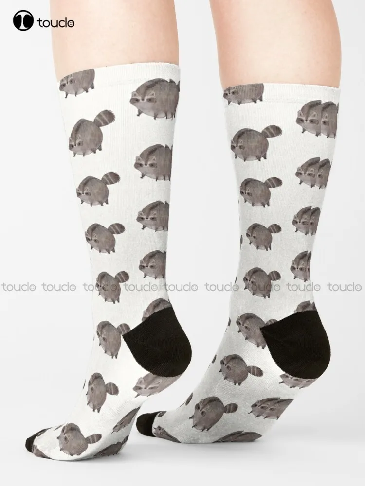 

Chubby Trash Panda Socks Cool Socks Fashion Creative Leisure Funny Harajuku Art Abstract Oil Painting Socks Creative Funny Socks