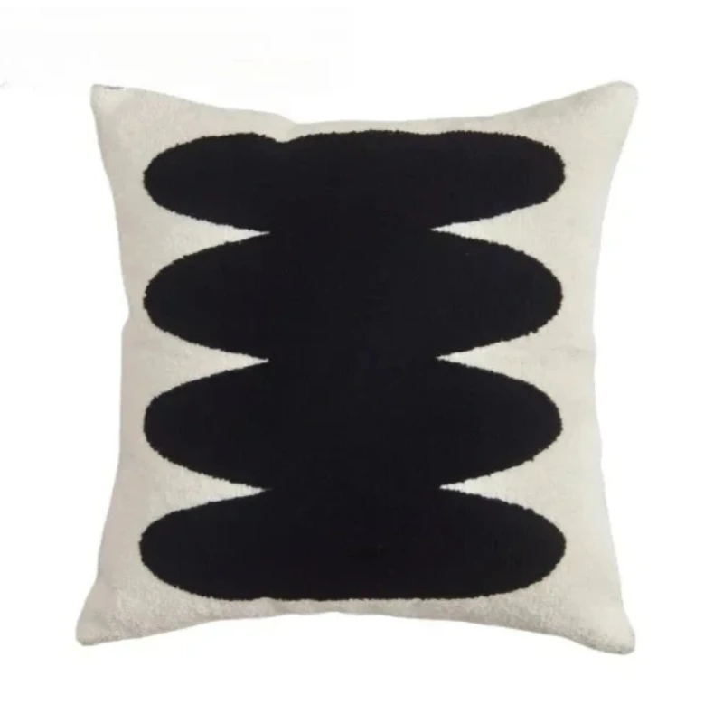 

Зеленая плюшевая наволочка с вышивкой 45x45 см