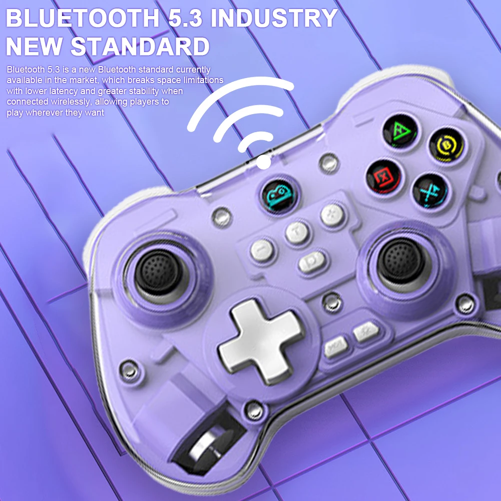 Bluetooth-совместимый беспроводной игровой контроллер с двойной вибрацией консоли