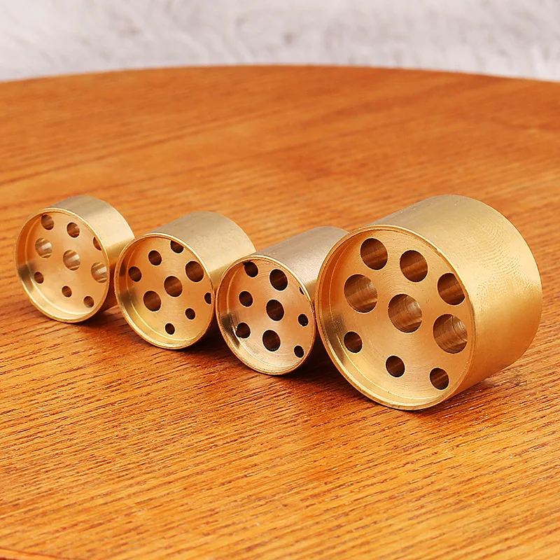 Латунный держатель для благовоний мини-тыква маленькая ваза