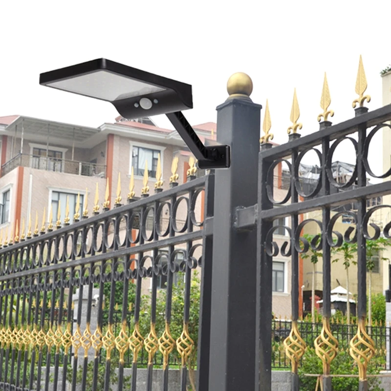 

Уличные фонари на солнечной батарее, водонепроницаемый светильник с 48 Светодиодный одами и датчиком движения, охранное освещение для сада, ...