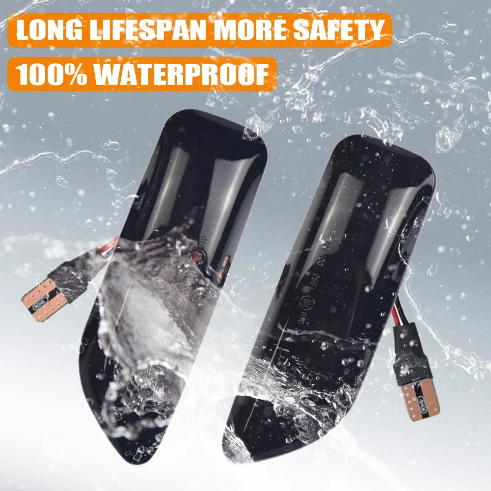 Подходит для Volvo XC90 S80 XC70 V70 S60 2001-2009 динамический Янтарный боковой маркер