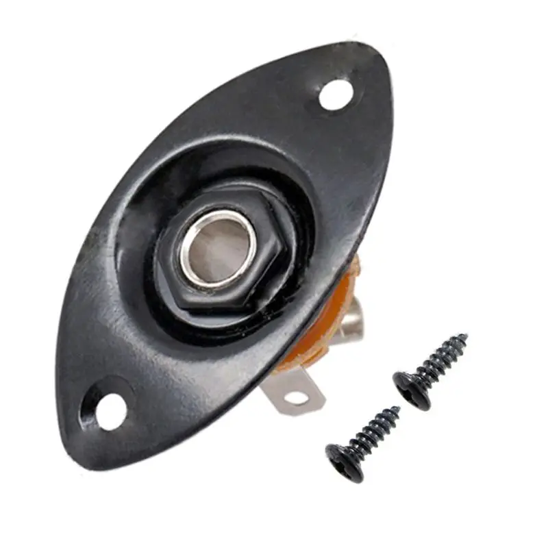 

Oval Indented Guitar Plate30 Oval Indented Guitar Plate & Socket Black High Quality, 1 Pack
