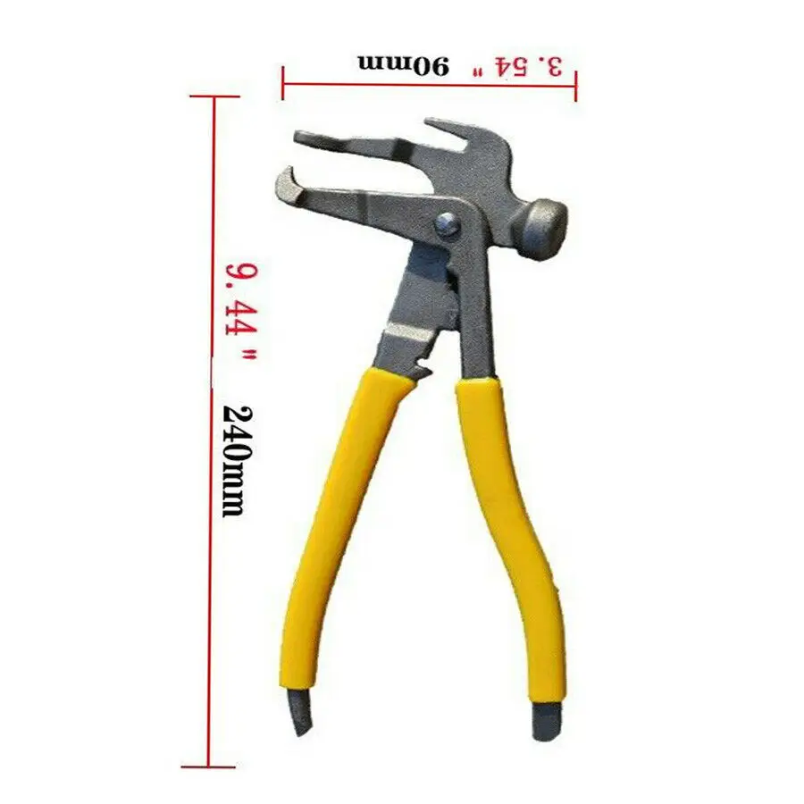 

1x Tyre changer pliers grade forged wheel balancer weight hammer repair tool