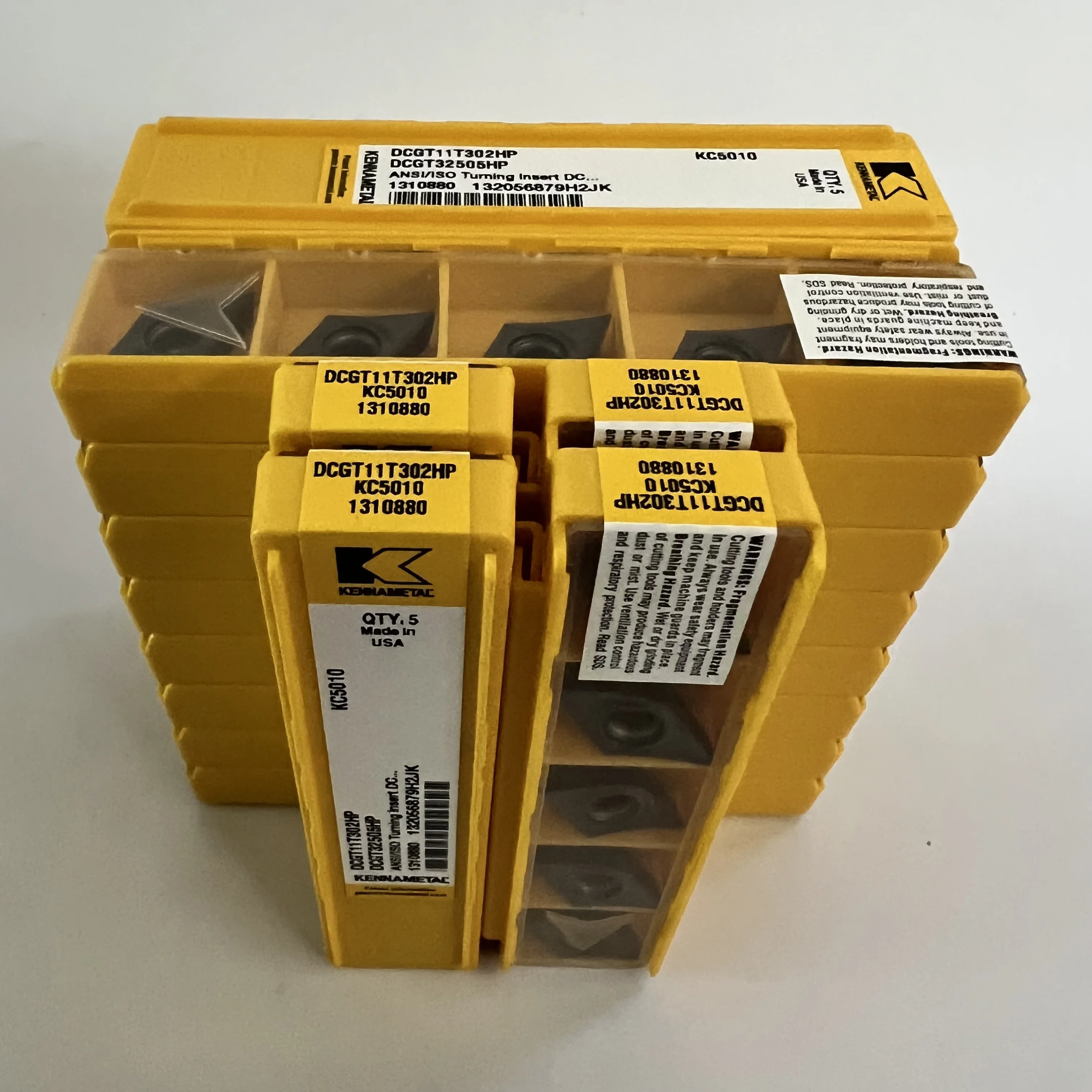 

5 шт./кор. DCGT11T302HP KC5010/DCGT11T304HP KC5010 оригинальное лезвие с ЧПУ