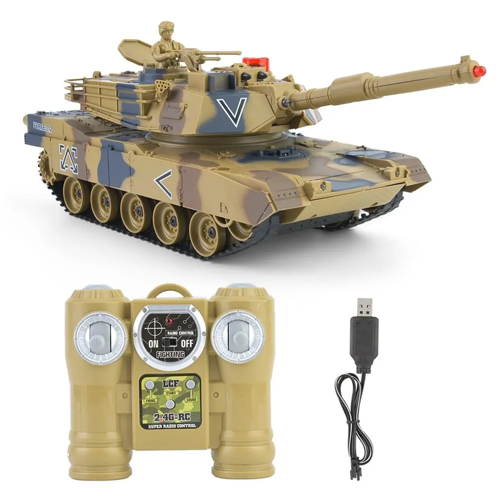 778-1/2/3/4 симуляция 1:24 RC боевой танк игрушки гусеничный свет с светильник ционным
