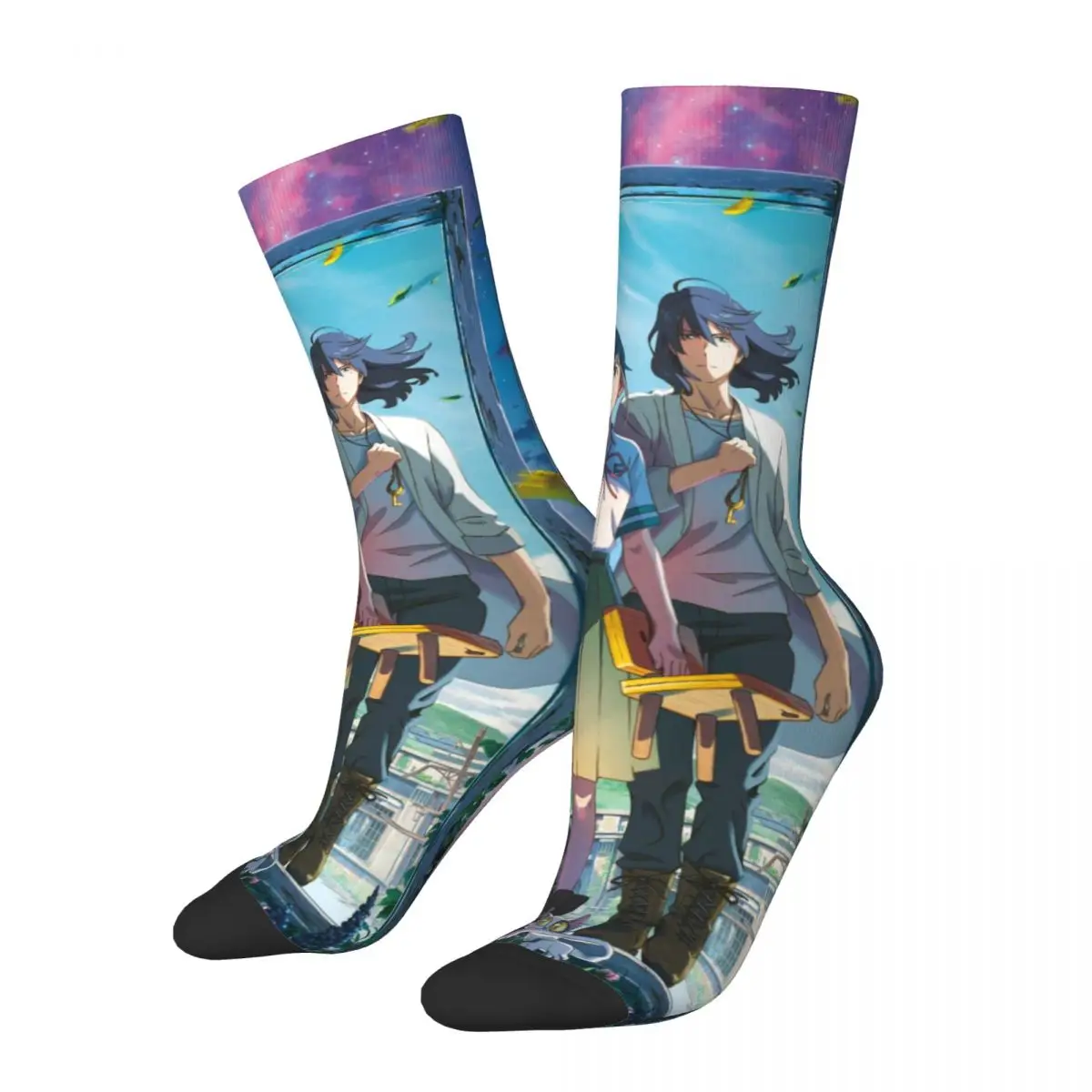 

Ling Ya And Cao Tai Lingya Tour Unisex Winter Socks Warm Happy Socks street style Crazy Sock