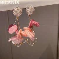 bilandi 925%c2%a0silver%c2%a0needle jewelry pearls earrings 2022 new trend temperament popular cloth dangle earrings for women gifts