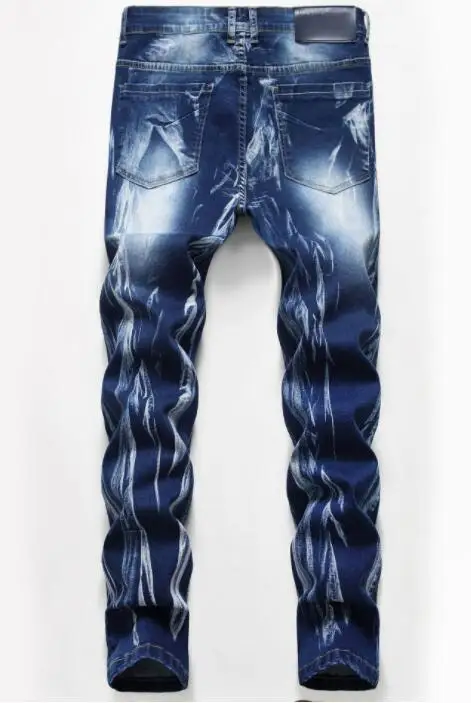 Men's Jeans Men Hip Hop Streetwear Stitching Patch Denim Pants  Hole Jeans Multiple Styles Size28-42