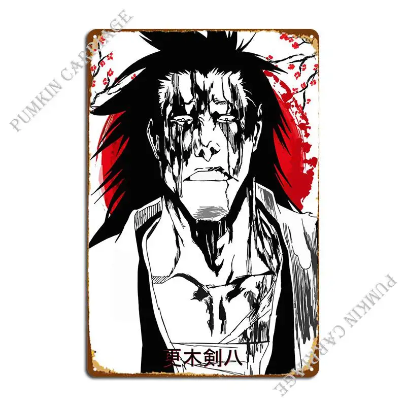 

Kenpachi Zaraki Metal Sign Funny Kitchen Garage Bar Tin Sign Poster