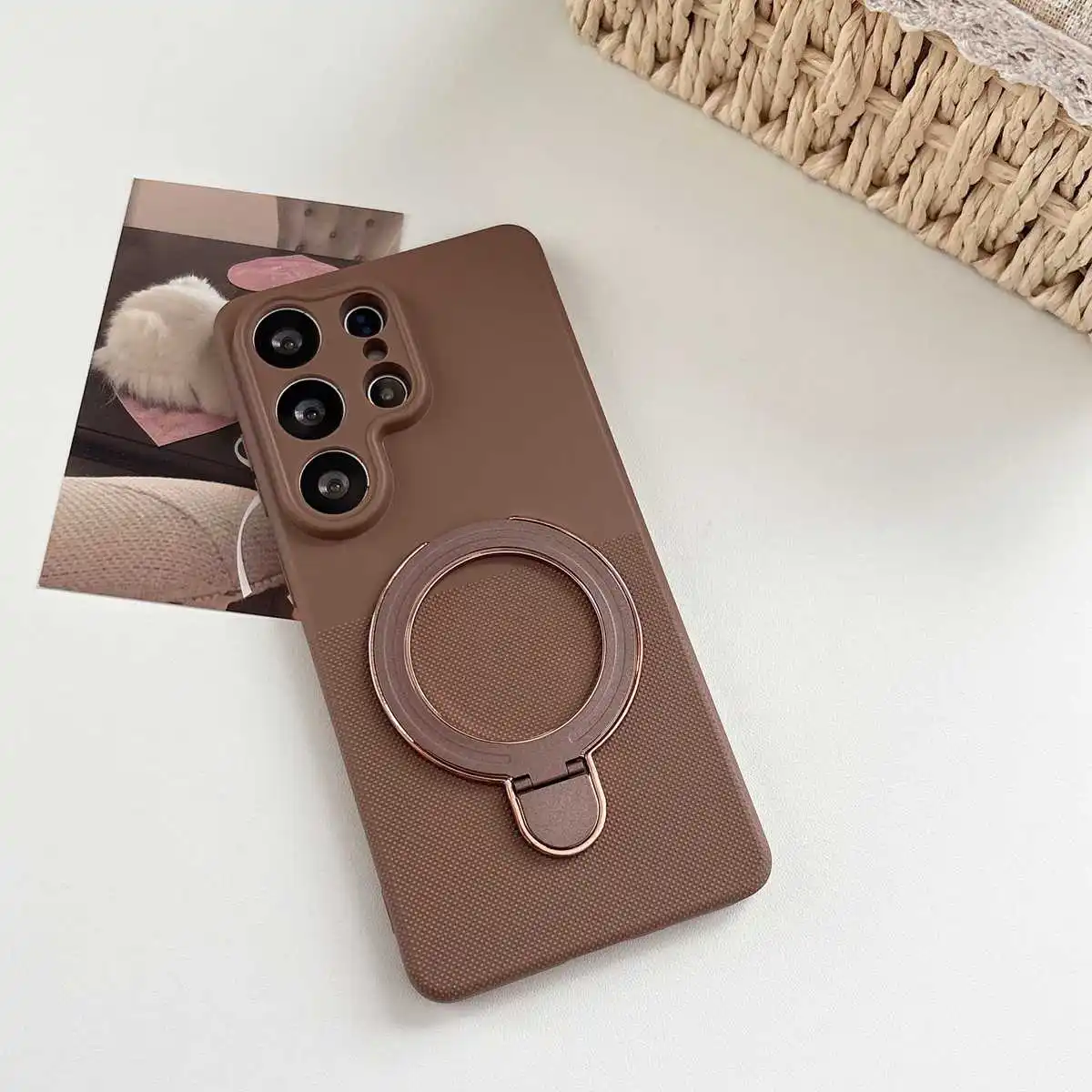 Фото Силиконовый чехол-держатель с кольцом и точками для Xiaomi Mi Poco C85 C75 C65 C71 C61 Poco M5S M8 Pro M7 5G X6, мягкий чехол-накладка №4