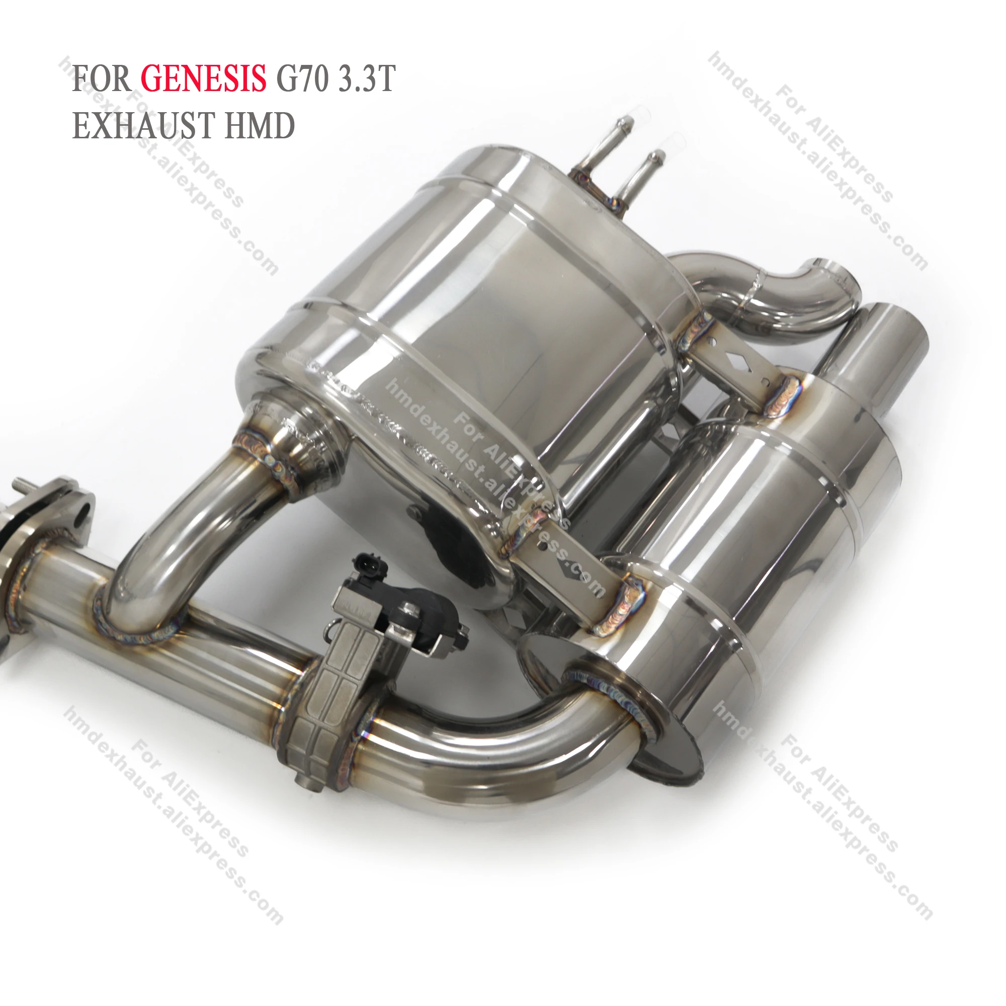 Выхлопная система HMD для Genesis G70 3 T выхлопных газов KIA stinger catback