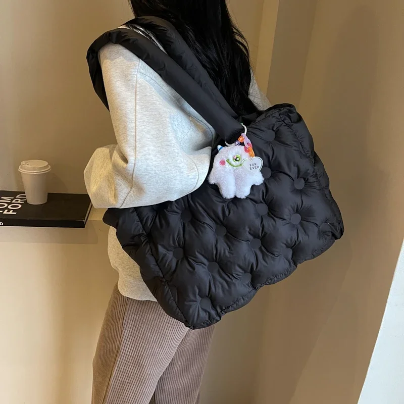 Повседневная Мягкая вместительная сумка-тоут для женщин стильная сумка с