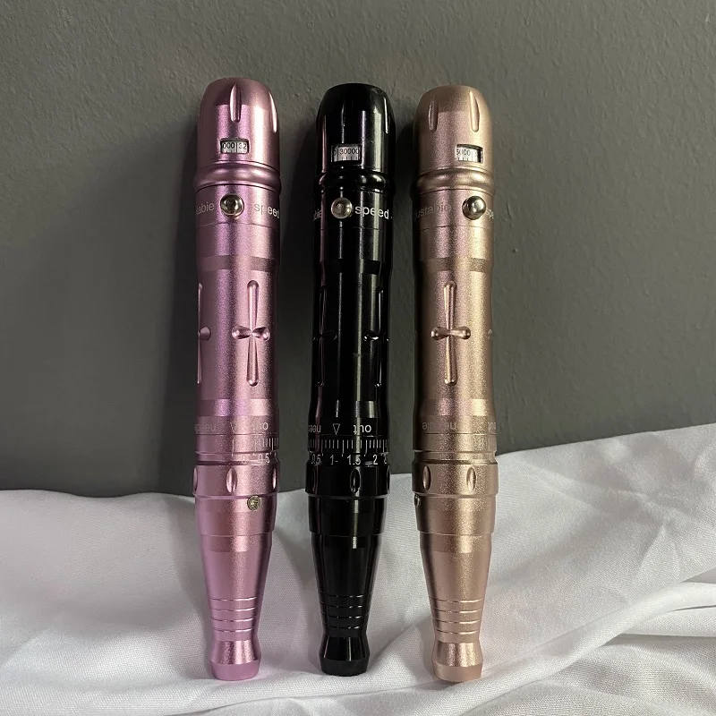 

Wireless Permanent Makeup Tattoo Machine Microblading Rechargeable with 2 Power Supply Eyebrows Tattoo Eyebrwo Pen