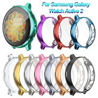 case screen protector for samsung galaxy watch active 2 40mm 44mm tpu bumperfilm cover for galaxy watch smartwatch accessories