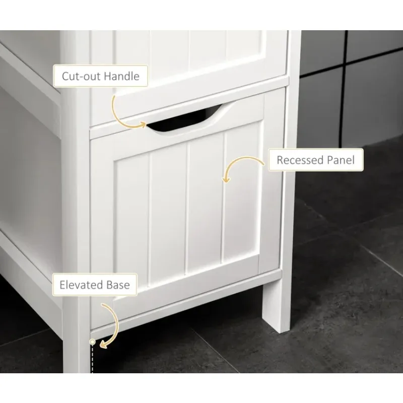 Moderne Einfache Schrank-Badezimmer Möbel Mit Viel Platz Holzboden Schrank Mit 3, Schubladen Und Offenem Regal (art.: 3920d119be28e) - 3920d119be28e