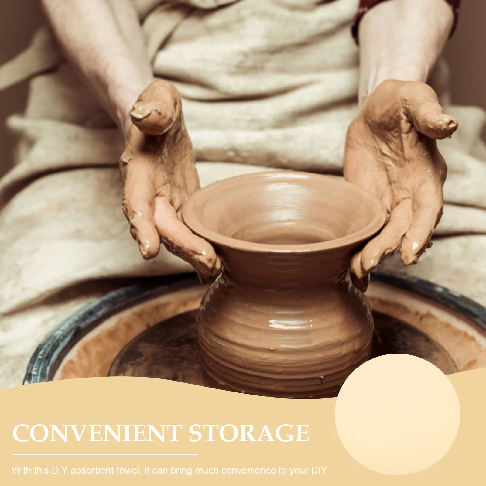 3 PCS Clay Plastic Pad DIY Craft Supplies Mat Absorbent Towel Chamois Sculpture Making Cushion Crafts Fixing Pottery