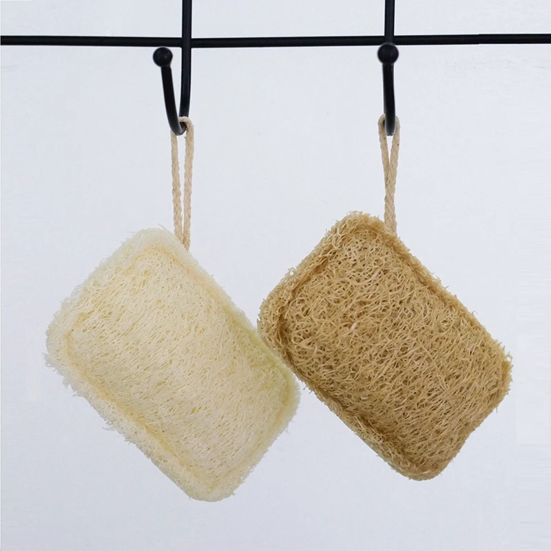 

Natural Luffa Sponge Dish Washing Cloth Loofah Scrub Pad Easy To Clean Dish Pot Scrubber Sponge Kitchen Tool Cleaning Brush