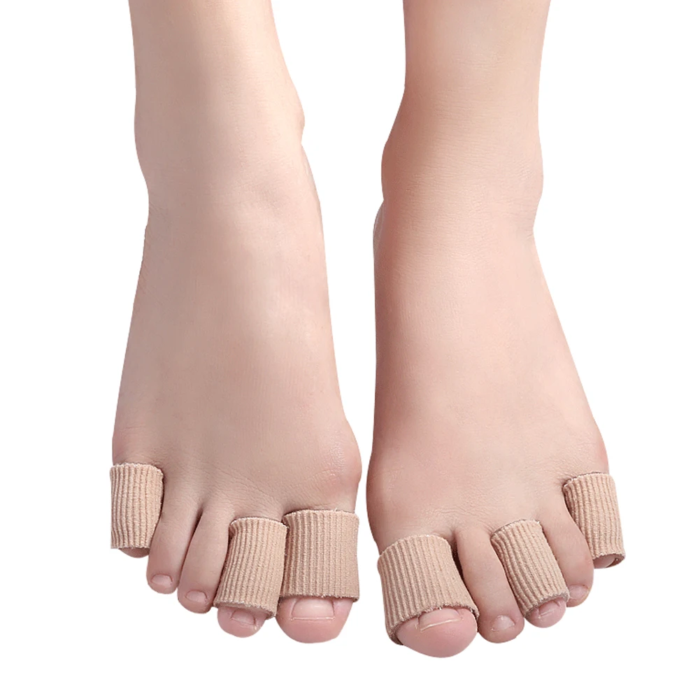 Silicone Tube Toe Protector Separator Applicator Soft Cushion Pad Cap Bunion Corrector Pain Relief Protection Foot Care Sleeve