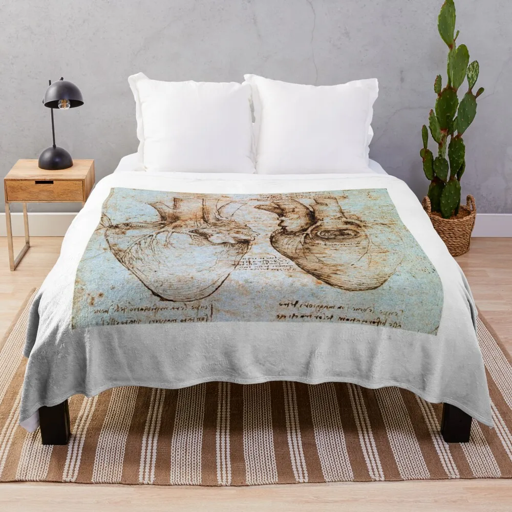 Анатомия сердца быка (C037/2941) Одеяло для зимы Кемпинговые одеяла