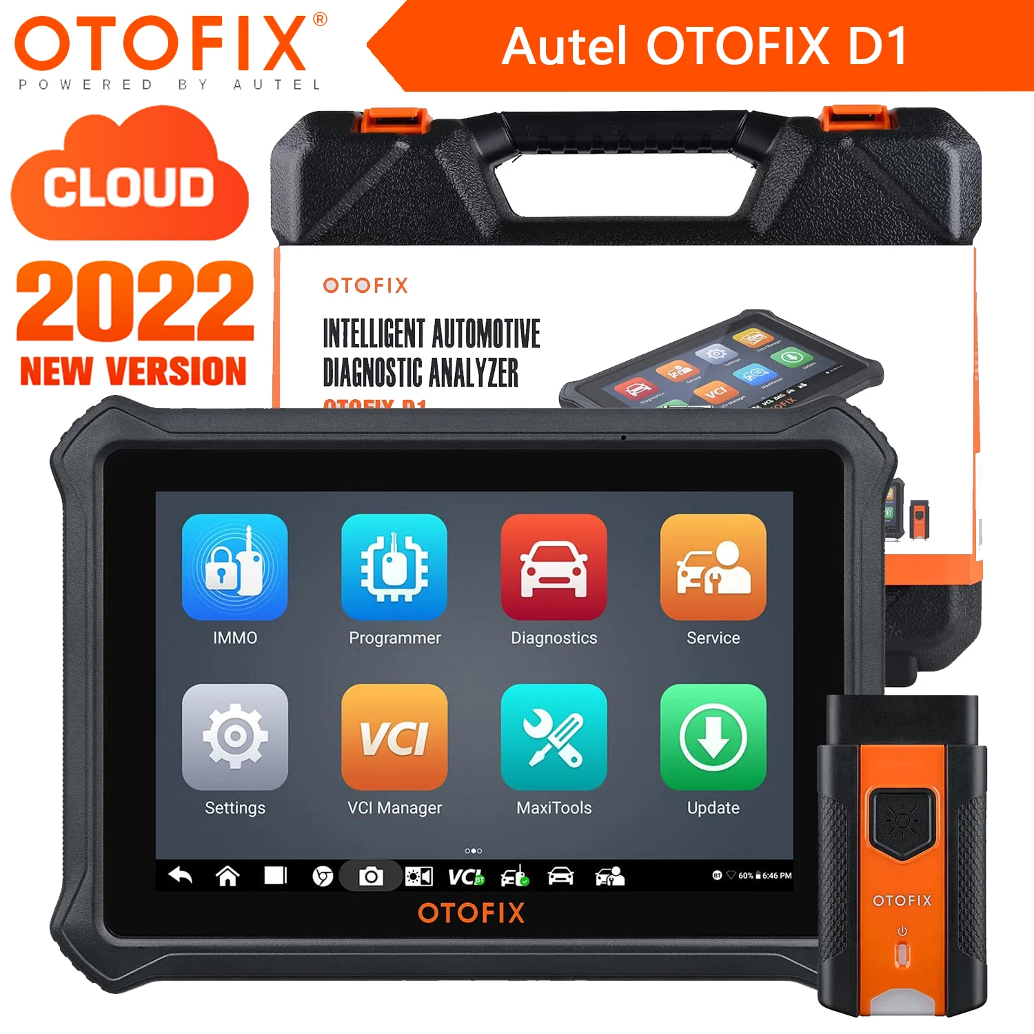 Автомобильный сканер Autel OTOFIX D1 автомобильный беспроводной диагностический